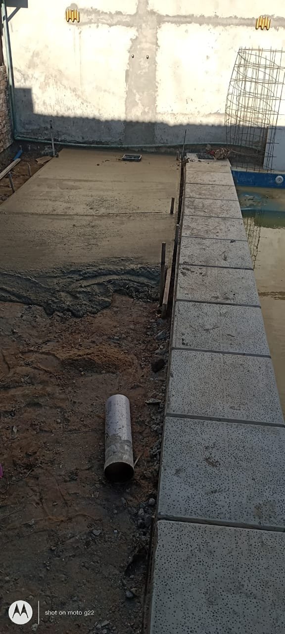 Colocación de piscina en Mocoretá